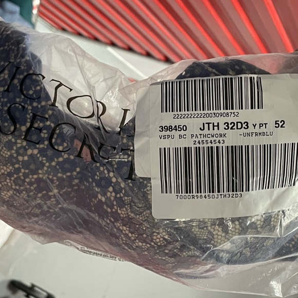 •NWT Victoria’s Secret Very Sexy Denim Blue Push Up 32DDD - Picture 5 of 5